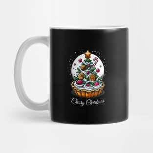 cherry christmas Tree Mug